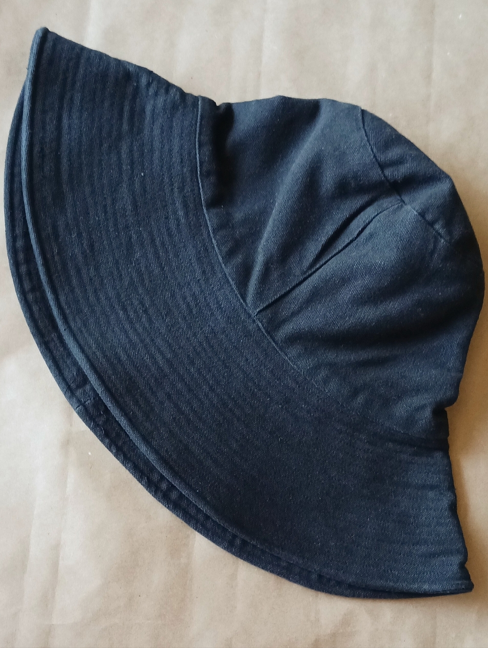 Doen Lark Canvas Hat Black Small Medium S/M